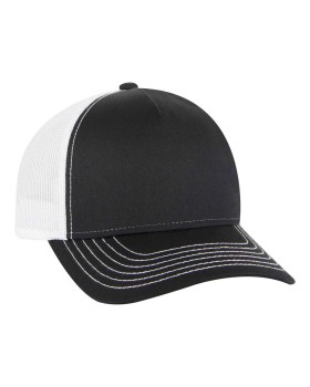'OTTO 102-1318 Otto cap 5 panel low profile mesh back trucker hat'
