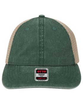 'OTTO 121 1202 Otto cap "otto comfy fit" 6 panel low profile mesh back trucker hat'