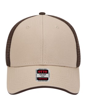 'OTTO 122 945 Otto cap 6 panel low profile mesh back trucker hat'