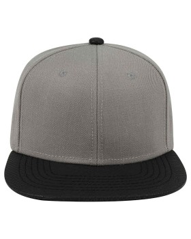 'OTTO 148 1191 Otto cap 6 panel mid profile flat visor baseball cap'