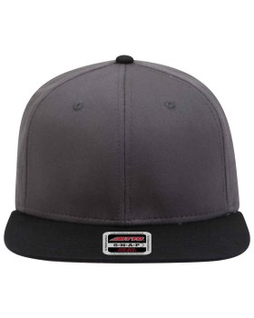 'OTTO 148 1197 Otto cap "otto snap" 6 panel mid profile snapback hat'