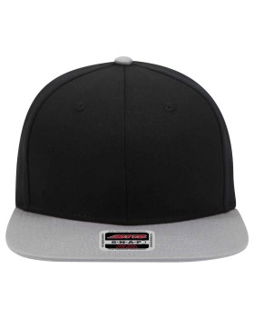 'OTTO 148 1197 Otto cap "otto snap" 6 panel mid profile snapback hat'