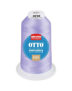 'OTTO 157 101 Otto embroidery poly thread #40 5,500 yd. king cone'