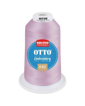 'OTTO 157 101 Otto embroidery poly thread #40 5,500 yd. king cone'