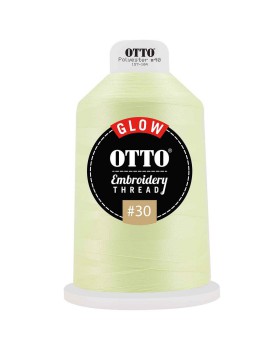 'OTTO 157 104 Otto embroidery glow in the dark thread #30 4,400 yd. king cone'