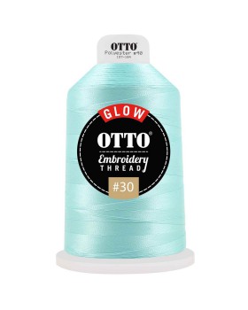 'OTTO 157 104 Otto embroidery glow in the dark thread #30 4,400 yd. king cone'