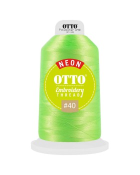 'OTTO 157 105 Otto embroidery neon thread #40 5,500 yd. king cone'