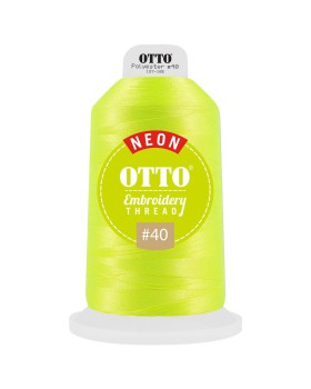 'OTTO 157 105 Otto embroidery neon thread #40 5,500 yd. king cone'