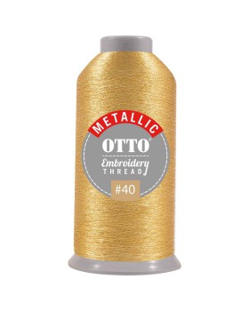 'OTTO 157 106 Otto embroidery metallic thread #40 3,300 yd. cone'