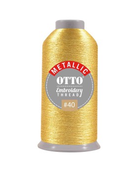 'OTTO 157 106 Otto embroidery metallic thread #40 3,300 yd. cone'