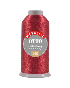 'OTTO 157 106 Otto embroidery metallic thread #40 3,300 yd. cone'