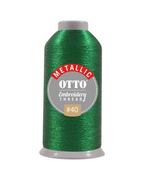 'OTTO 157 106 Otto embroidery metallic thread #40 3,300 yd. cone'