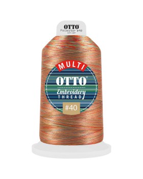 'OTTO 157 107 Otto embroidery multicolor thread #40 5,500 yd. king cone'