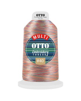 'OTTO 157 107 Otto embroidery multicolor thread #40 5,500 yd. king cone'