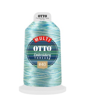 'OTTO 157 107 Otto embroidery multicolor thread #40 5,500 yd. king cone'