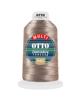 'OTTO 157 107 Otto embroidery multicolor thread #40 5,500 yd. king cone'