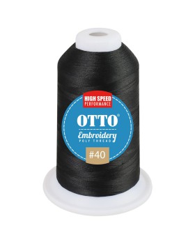 'OTTO 157 108 Otto embroidery poly thread #40 1,100 yd. cone'