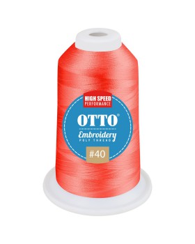 'OTTO 157 108 Otto embroidery poly thread #40 1,100 yd. cone'