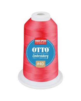 'OTTO 157 108 Otto embroidery poly thread #40 1,100 yd. cone'