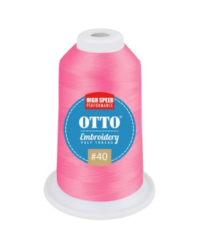 'OTTO 157 108 Otto embroidery poly thread #40 1,100 yd. cone'