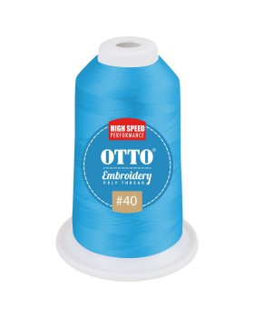 'OTTO 157 108 Otto embroidery poly thread #40 1,100 yd. cone'