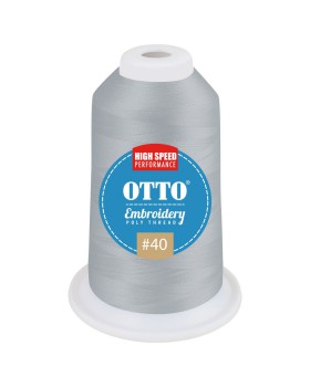 'OTTO 157 108 Otto embroidery poly thread #40 1,100 yd. cone'