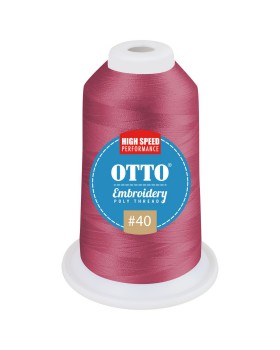 'OTTO 157 108 Otto embroidery poly thread #40 1,100 yd. cone'