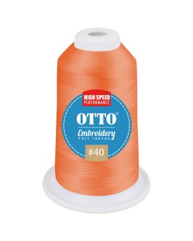 'OTTO 157 108 Otto embroidery poly thread #40 1,100 yd. cone'