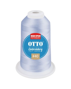 'OTTO 157 108 Otto embroidery poly thread #40 1,100 yd. cone'