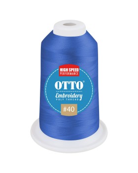 'OTTO 157 108 Otto embroidery poly thread #40 1,100 yd. cone'