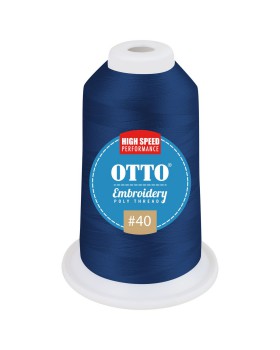 'OTTO 157 108 Otto embroidery poly thread #40 1,100 yd. cone'