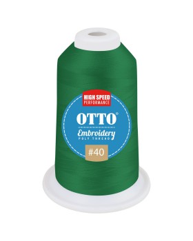 'OTTO 157 108 Otto embroidery poly thread #40 1,100 yd. cone'