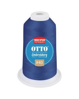 'OTTO 157 108 Otto embroidery poly thread #40 1,100 yd. cone'