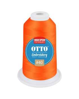 'OTTO 157 108 Otto embroidery poly thread #40 1,100 yd. cone'