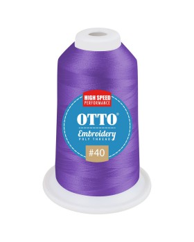 'OTTO 157 108 Otto embroidery poly thread #40 1,100 yd. cone'