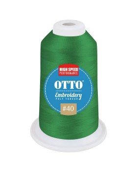 'OTTO 157 108 Otto embroidery poly thread #40 1,100 yd. cone'