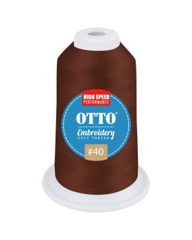 'OTTO 157 108 Otto embroidery poly thread #40 1,100 yd. cone'