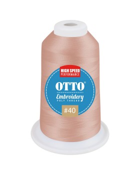 'OTTO 157 108 Otto embroidery poly thread #40 1,100 yd. cone'