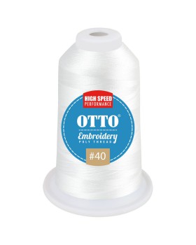 'OTTO 157 108 Otto embroidery poly thread #40 1,100 yd. cone'