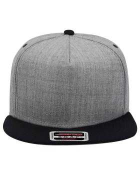 'OTTO 158 1175 Otto cap "otto snap" 5 panel mid profile snapback hat'