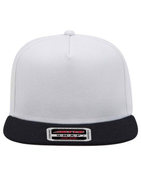 'OTTO 158 1176 Otto cap "otto snap" 5 panel mid profile snapback hat'