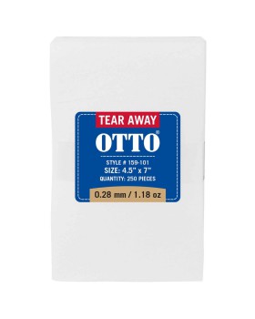 OTTO 159 101 Otto embroidery stabilizer backing tear away sheets