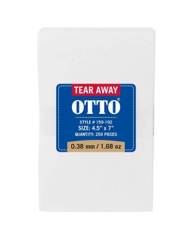 OTTO 159 102 Otto embroidery stabilizer backing tear away sheets