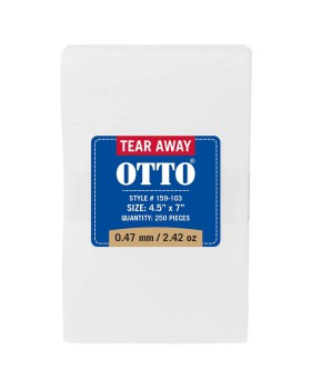 OTTO 159 103 Otto embroidery stabilizer backing tear away sheets