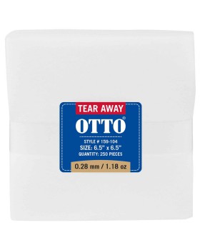 'OTTO 159 104 Otto embroidery stabilizer backing tear away sheets'
