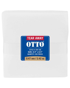 OTTO 159 106 Otto embroidery stabilizer backing tear away sheets