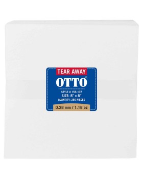 OTTO 159 107 Otto embroidery stabilizer backing tear away sheets