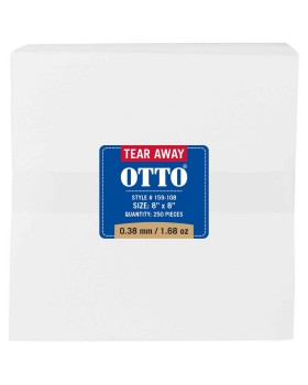 OTTO 159 108 Otto embroidery stabilizer backing tear away sheets