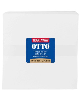 'OTTO 159 109 Otto embroidery stabilizer backing tear away sheets'