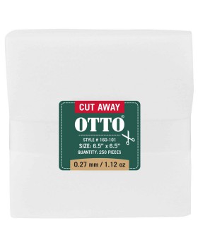 OTTO 160 101 Otto embroidery stabilizer backing cut away sheets